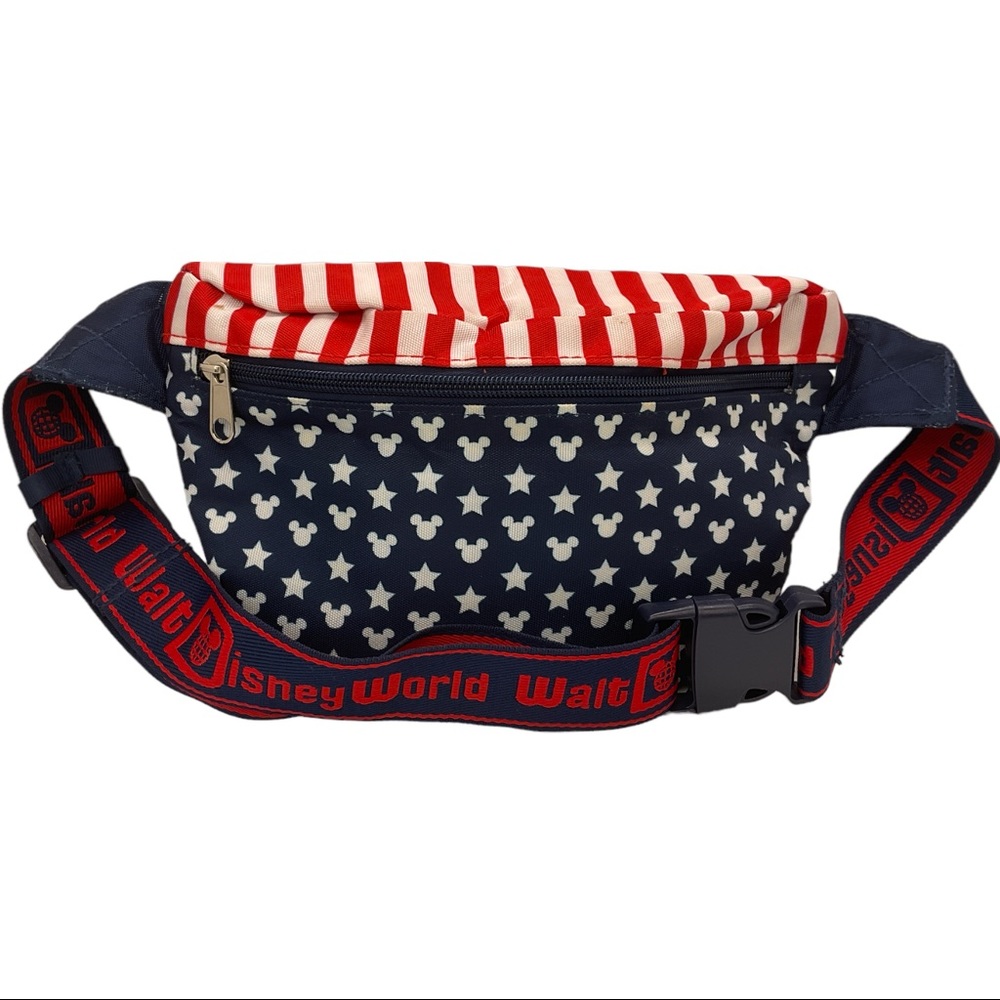 Disney Parks American Flag Mickey Waist Bag Fanny-Pack